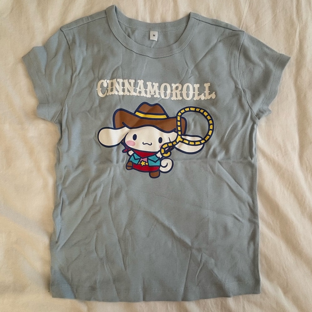 cinnamoroll baby tee